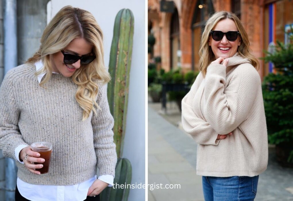 how to layer a sweater