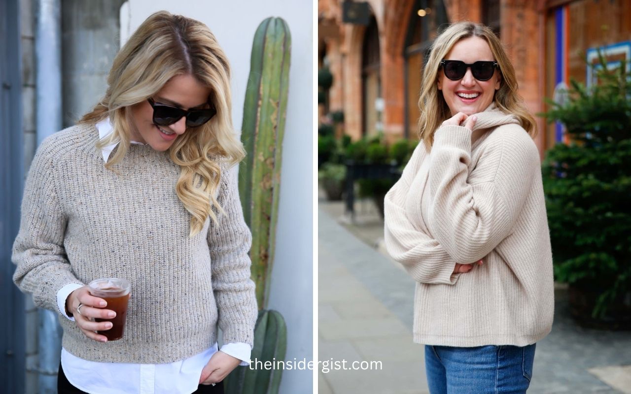 how to layer a sweater